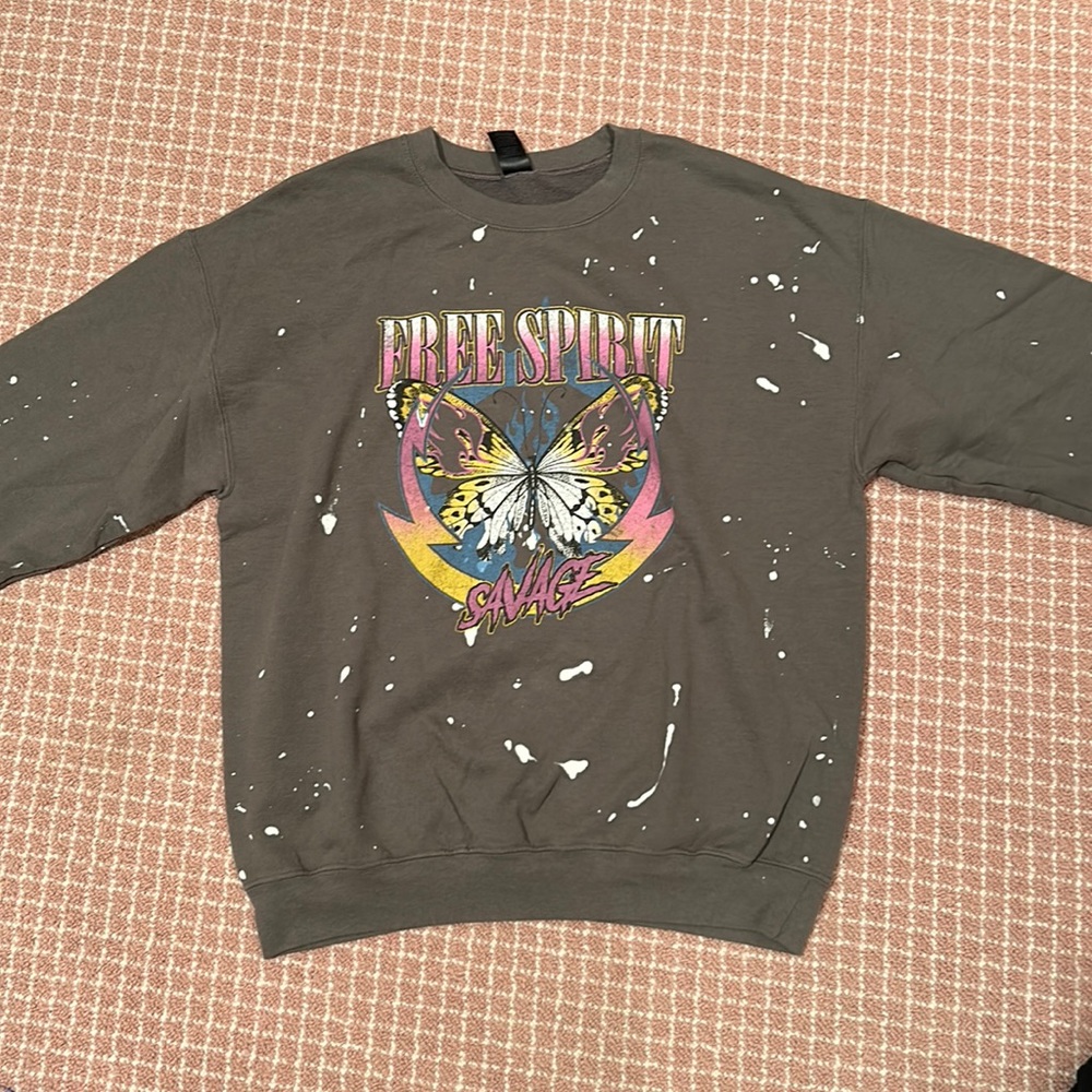 Sweet Claire Graphic Sweatshirt, Size S/M